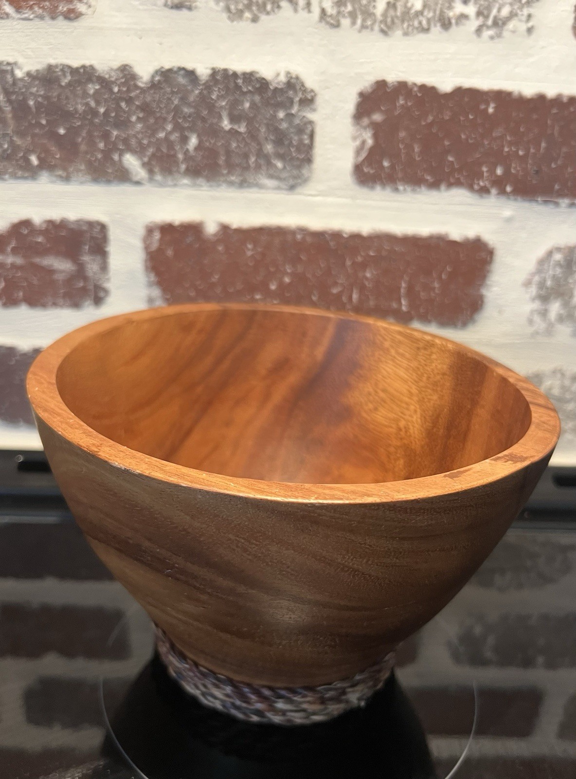 Vintage Well Equipped Kitchen Wooden Salad Bowl Made in Philippines