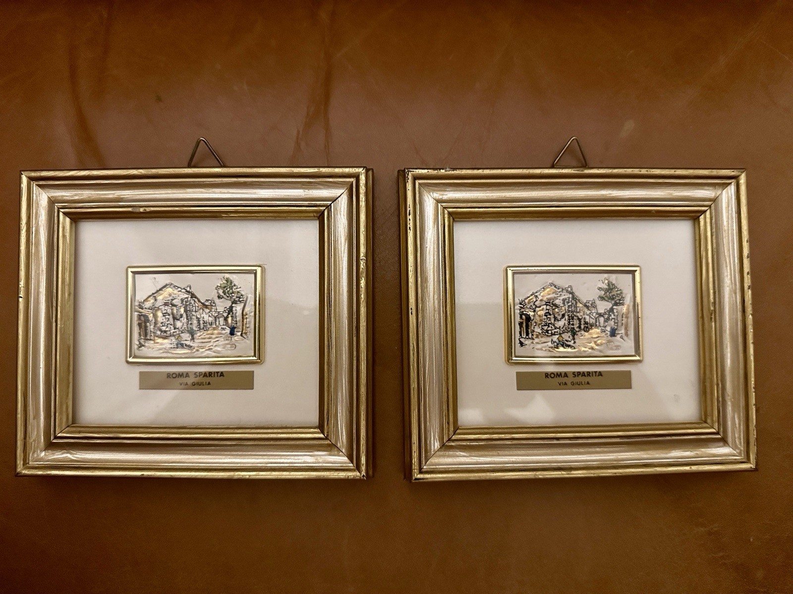 2 24 kt gold and sterling silver Vintages 