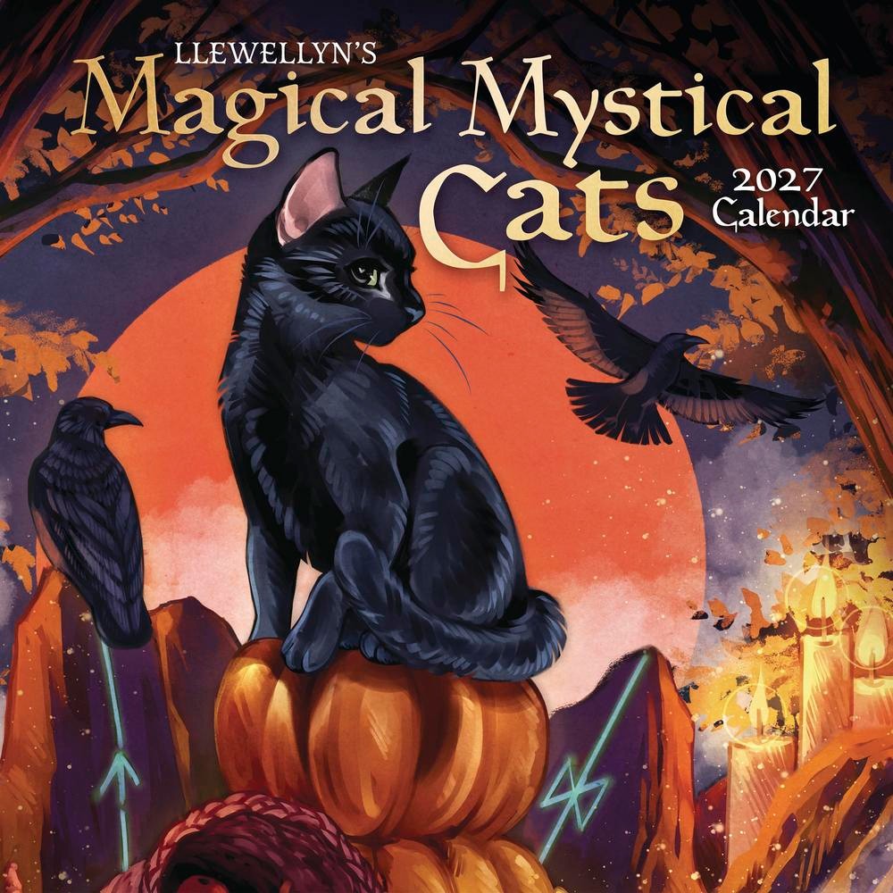 Llewellyn's 2027 Magical Mystical Cats Calendar 12-Month 2027 Wall Calendar