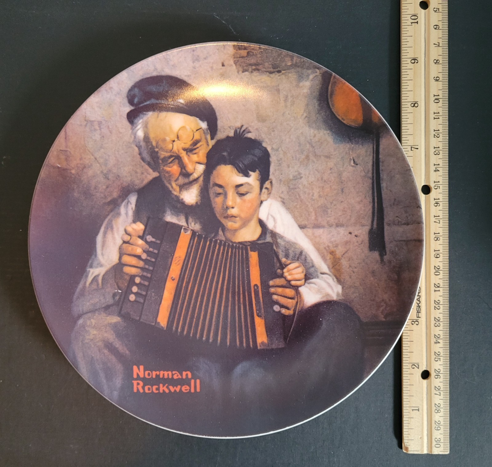 Knowles Norman Rockwell Collector Plate “The Music Maker” Limited Edition...