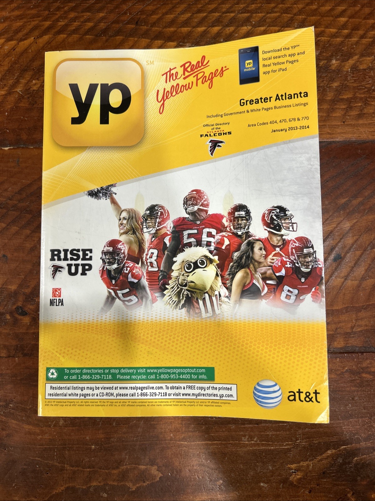 2013 / 2014 Yellow Pages For Greater Metro Atlanta Area Nice Rare