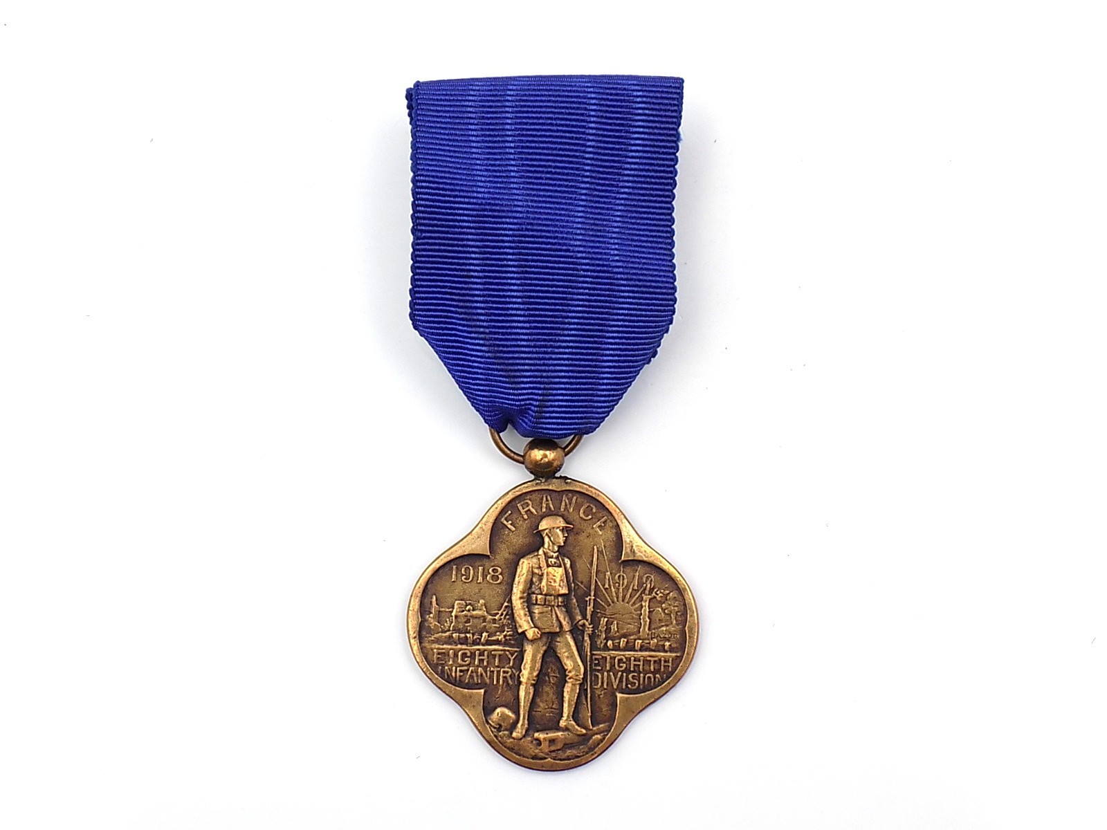 Original WWI US Army 1918-1919 88th Infantry Division Service Medal