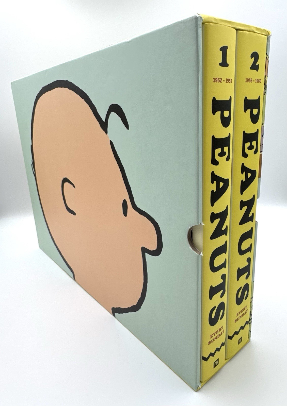 Peanuts Every Sunday Volume 1 & 2 Charles Schulz Fantagraphics w/ Box Sleeve