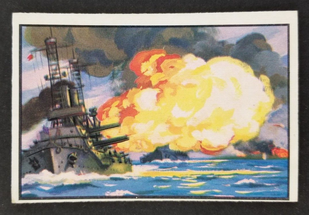 Vintage 1954 Bowman U.S. Navy Victories Card #11 (Pretty Sharp)