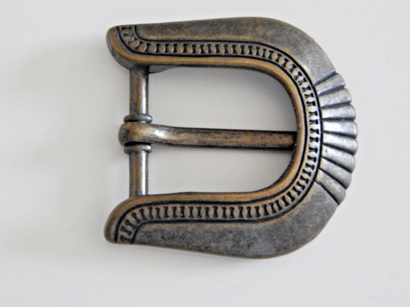 Vintage Century Canada  Antique Brass End Bar Belt Buckle Fits 1