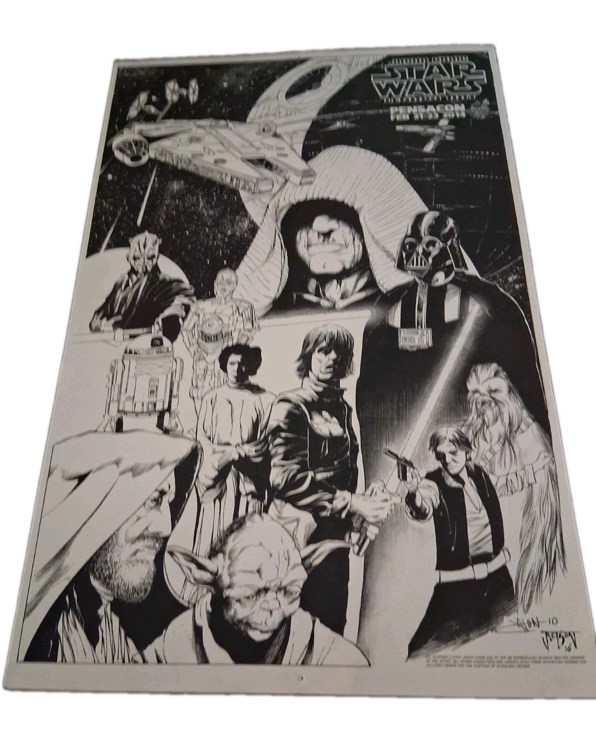 Jason Craig Legacy Art Star Wars Print Pensacon Feb 21-23 2014 Jason Craig Legacy Art Star Wars Print Pensacon Feb 21-23 2014