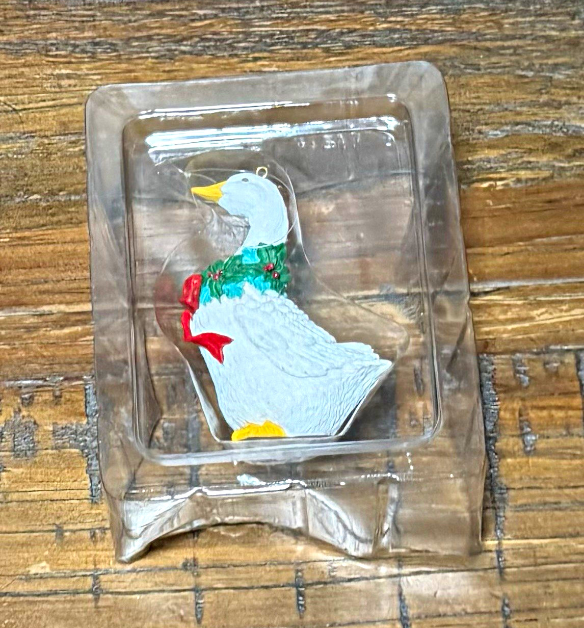 Carlton Cards Heirloom Collection Country Friend Goose Hanging Ornament 1990