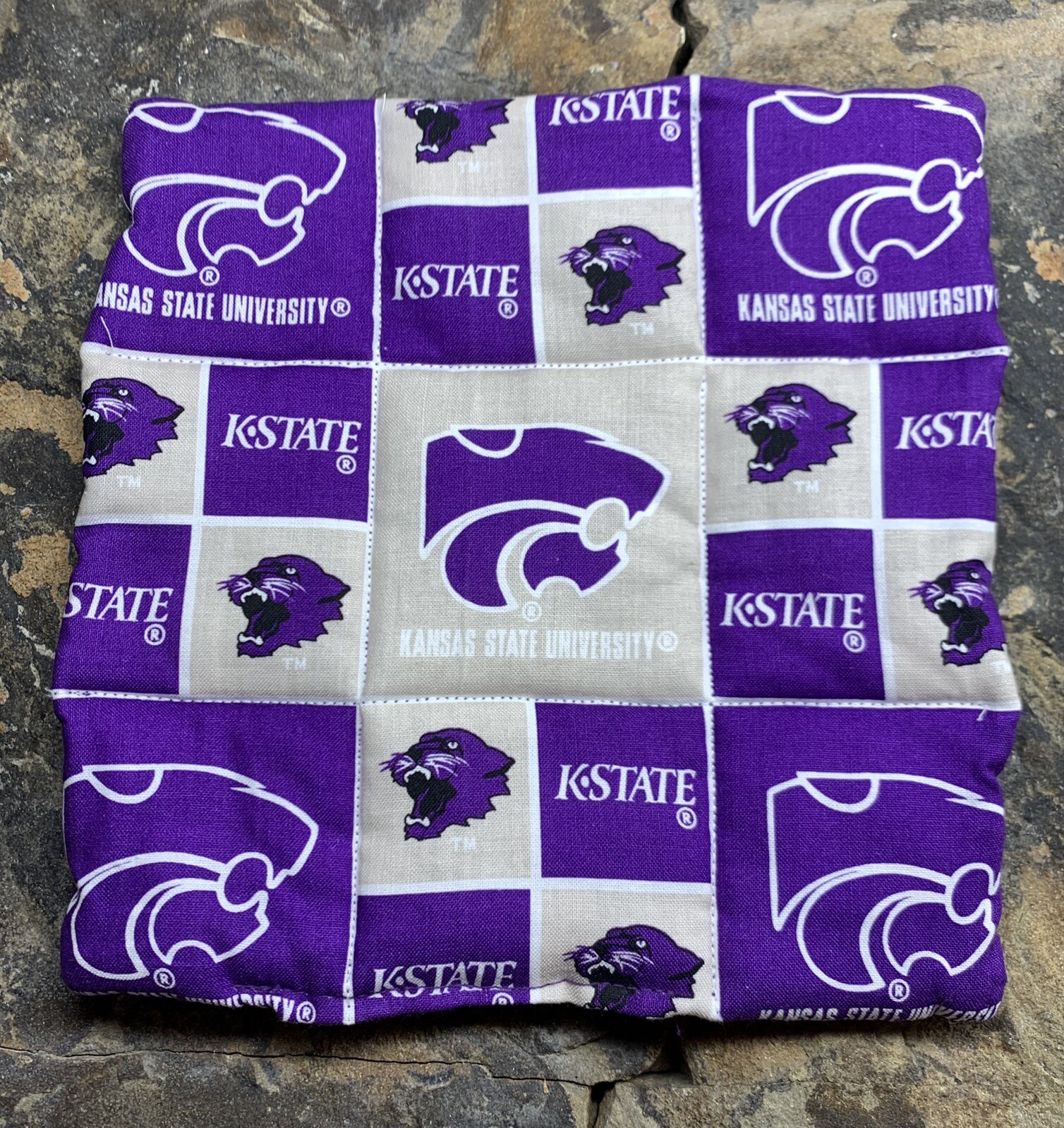 Kansas State Wildcats Hot Plate Mat. Good Condition 