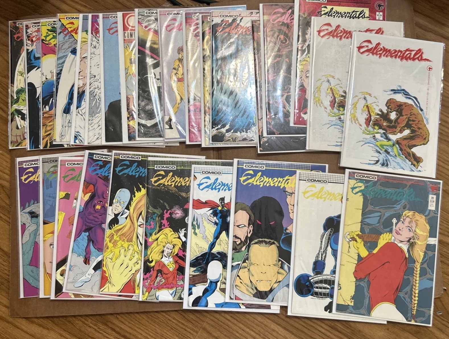 Comico Comics Elementals vol. 1 #1-29 & Elementals Special #1 Missing#4,6,12,&17 Comico Comics Elementals vol. 1 #1-29 & Elementals Special #1 Missing#4,6,12,&17