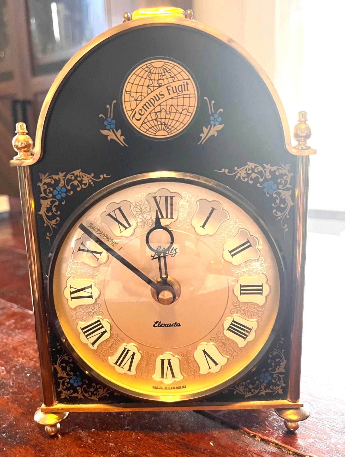 Schatz Elexacta Clock Made in Germany 8 1/2 x4 inches Schatz Elexacta Clock Made in Germany 8 1/2 x4 inches