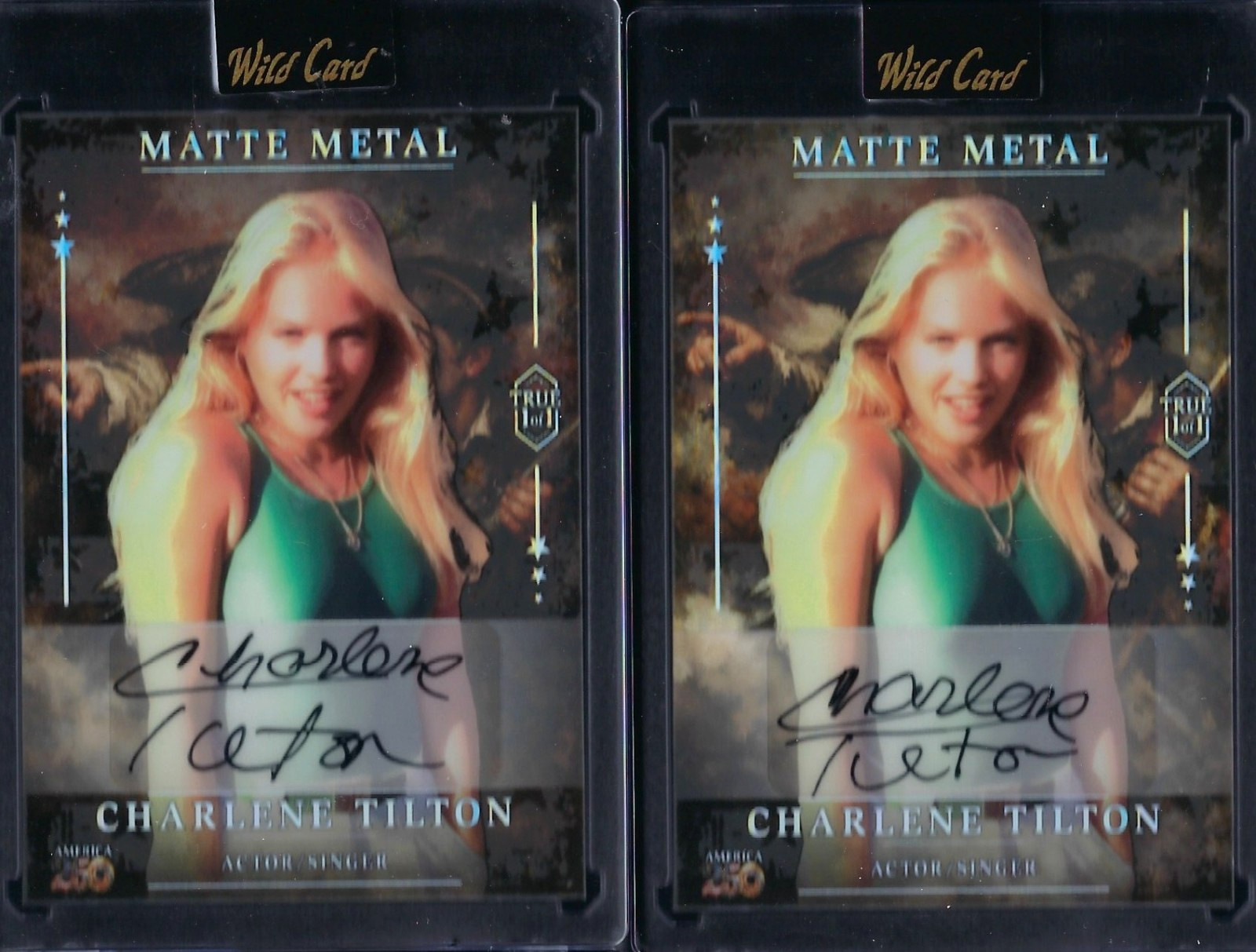 Charlene TILTON 2026 Wild Card Matte AMERICA AUTO TRUE #\'d 1/1 DALLAS LOT 2x