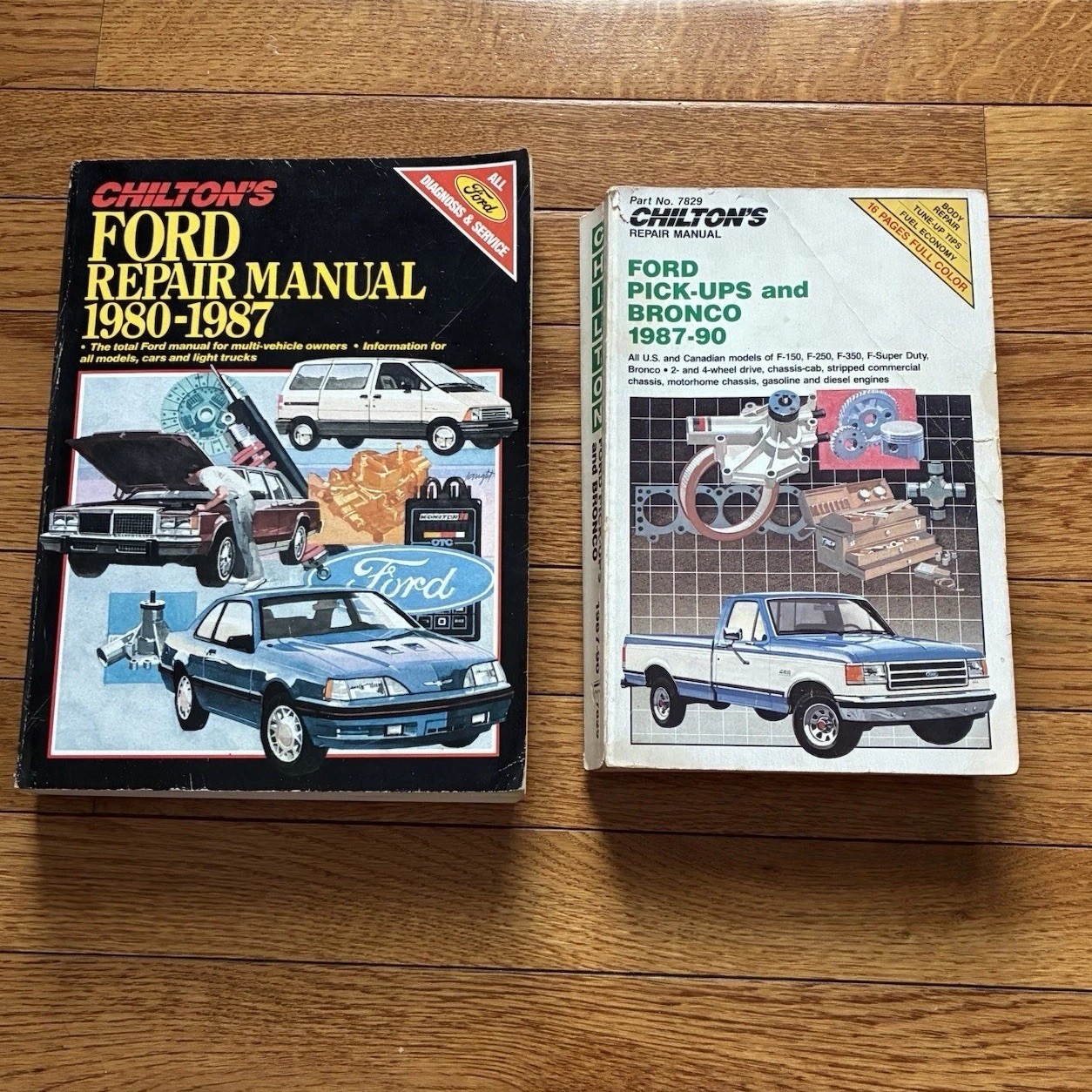 Chilton Ford Pick-Ups Bronco 1987-1990 F150 & Ford 1980-1987 Repair Manuals