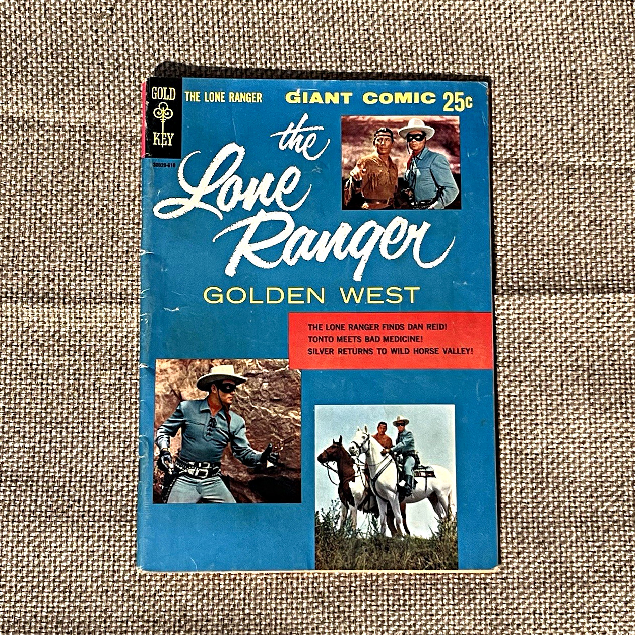 RARE The Lone Ranger Golden West Giant vintage 60s Comic Book Oct. 1966 RARE The Lone Ranger Golden West Giant vintage 60s Comic Book Oct. 1966