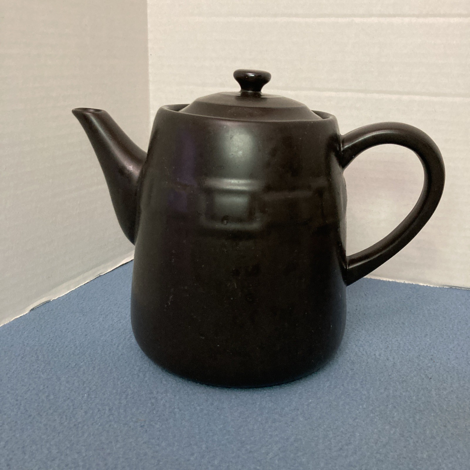 Longaberger Flameware Woven Traditions Chocolate Tea (Coffee/Water) Kettle w/Lid
