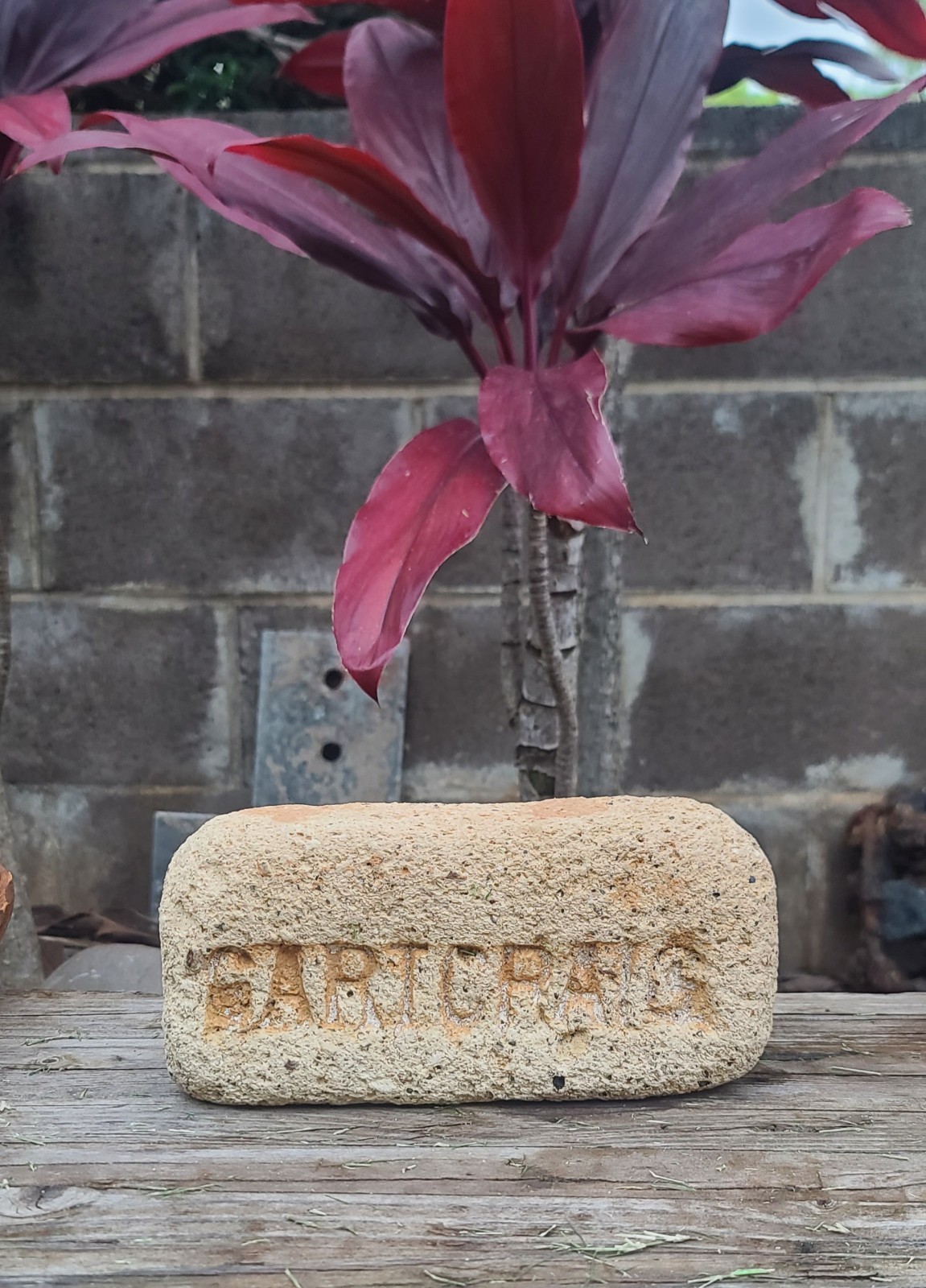 Lahaina Maui Historical Pioneer Mill Co. Smoke Stack Brick