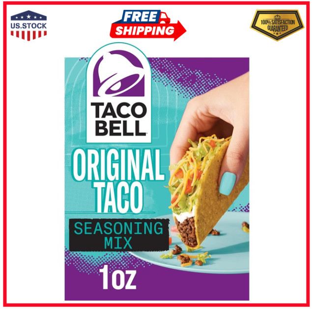 Taco Bell, Original Taco Seasoning Mix, 1 Oz (Mexican style flavors)