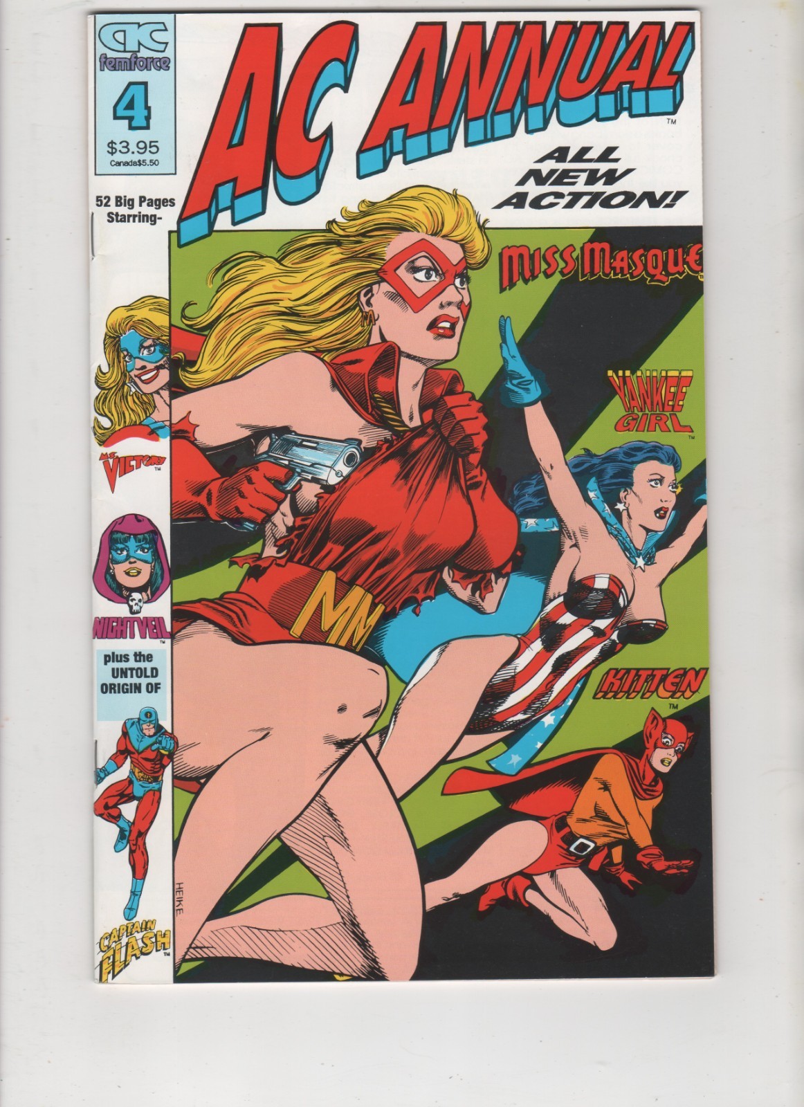 AC Annual #4, GGA, Low Print Run, HTF, VF/NM 9.0, 1st Print, 1993 AC Annual #4, GGA, Low Print Run, HTF, VF/NM 9.0, 1st Print, 1993