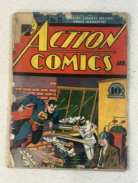 ACTION COMICS 32 DC COMICS 1941 (LOW GRADE)