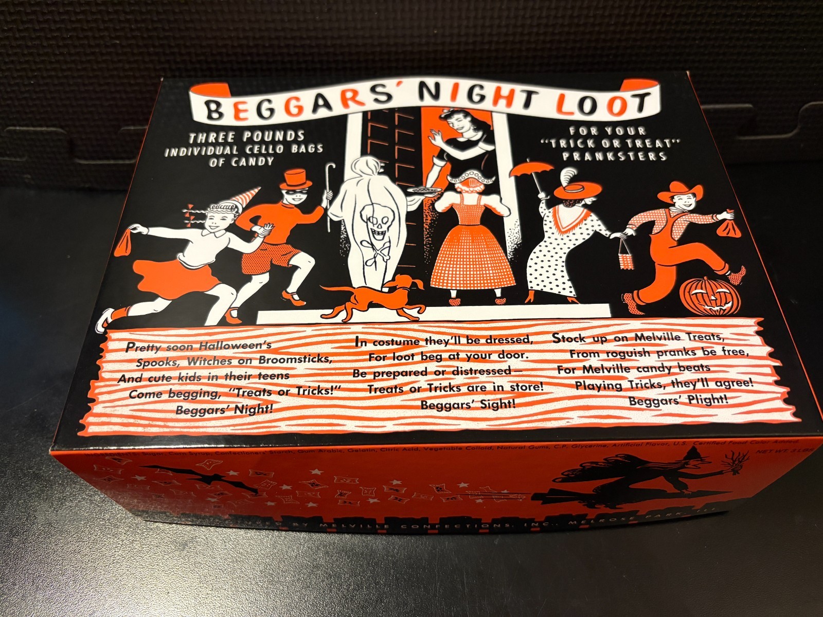 1940\'s Beggars Night Loot (Halloween) - Empty custom design display box