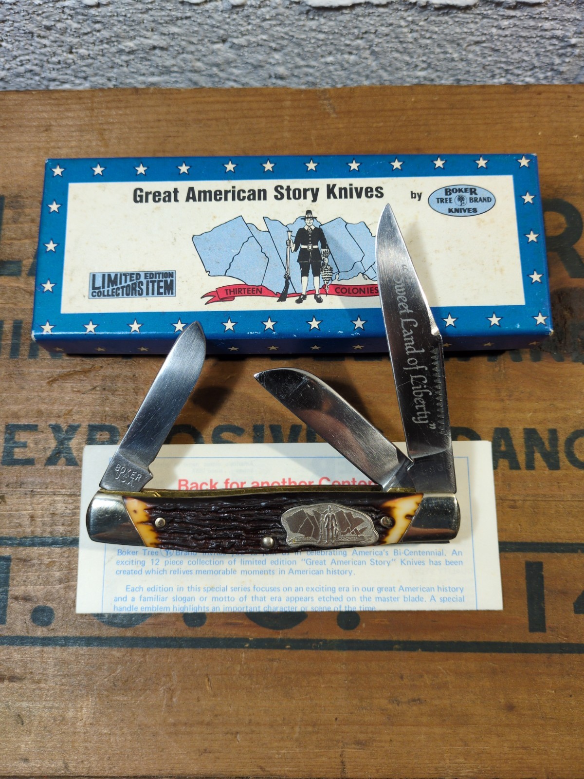 Boker USA Pocket Knife Great American Story 