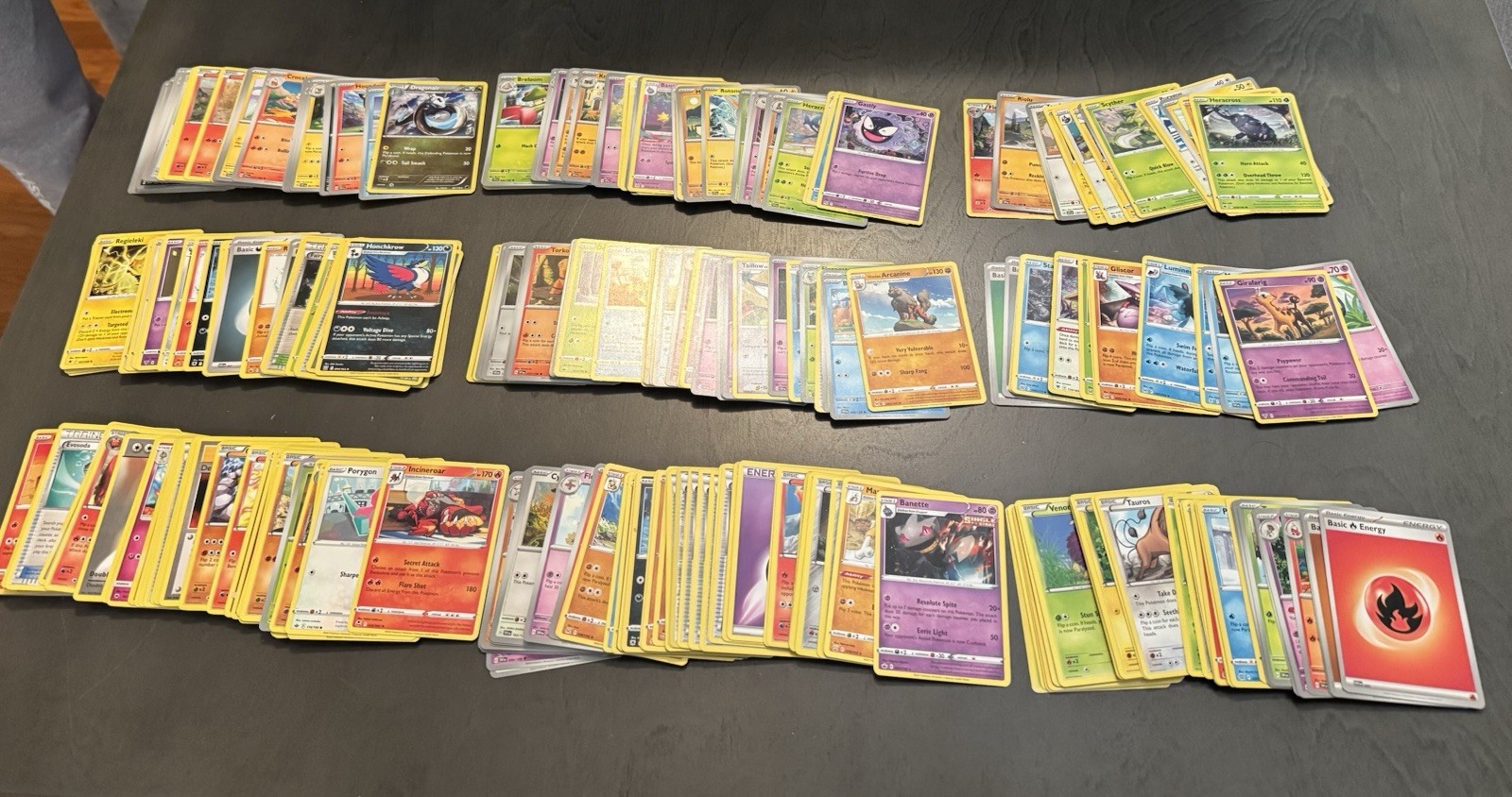 Pokémon Huge Lot 350+ Cards Rare Uncommon Common Unsearched