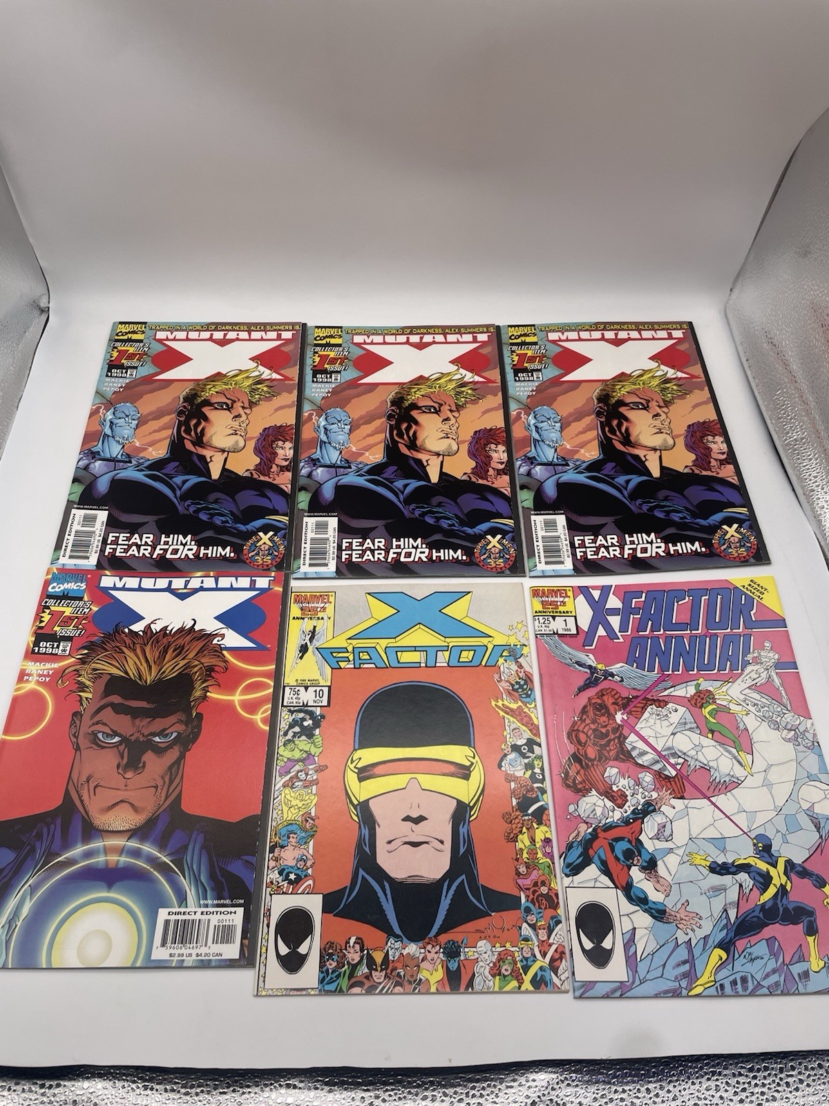 Mutant X #1 Lot Marvel Comics X-Factor Comic Lot 9 Comic Book Lot MCU
