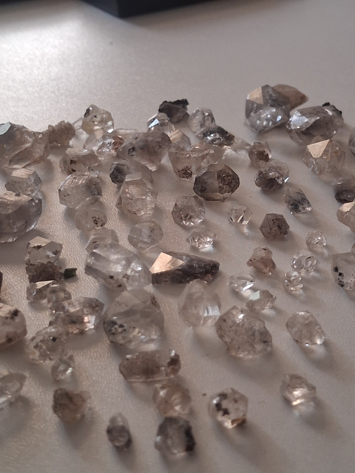 Herkimer Diamond Quartz Crystal Bundle (82 Grams)