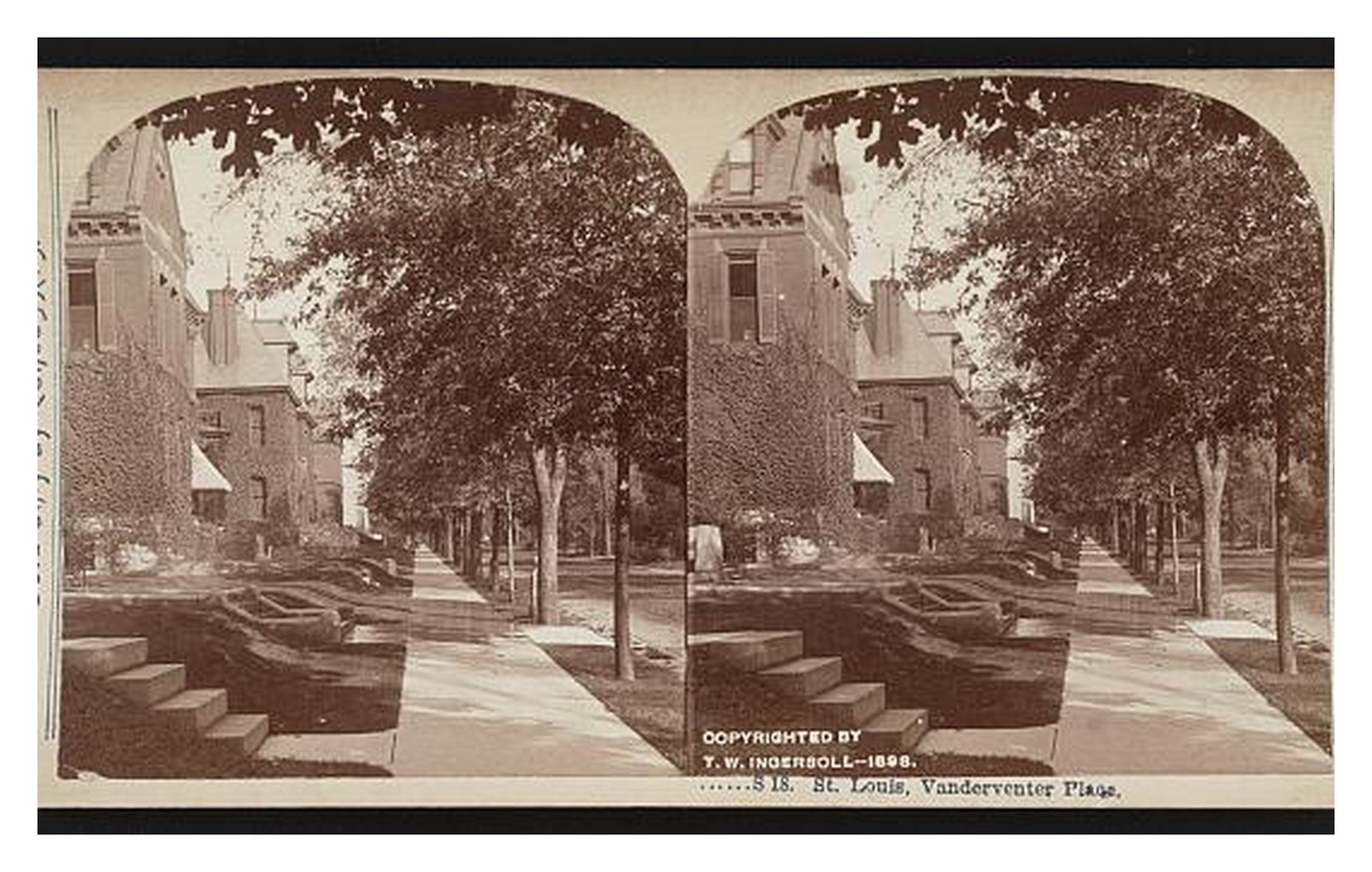 St. Louis Vanderventer Place Standard Postcard