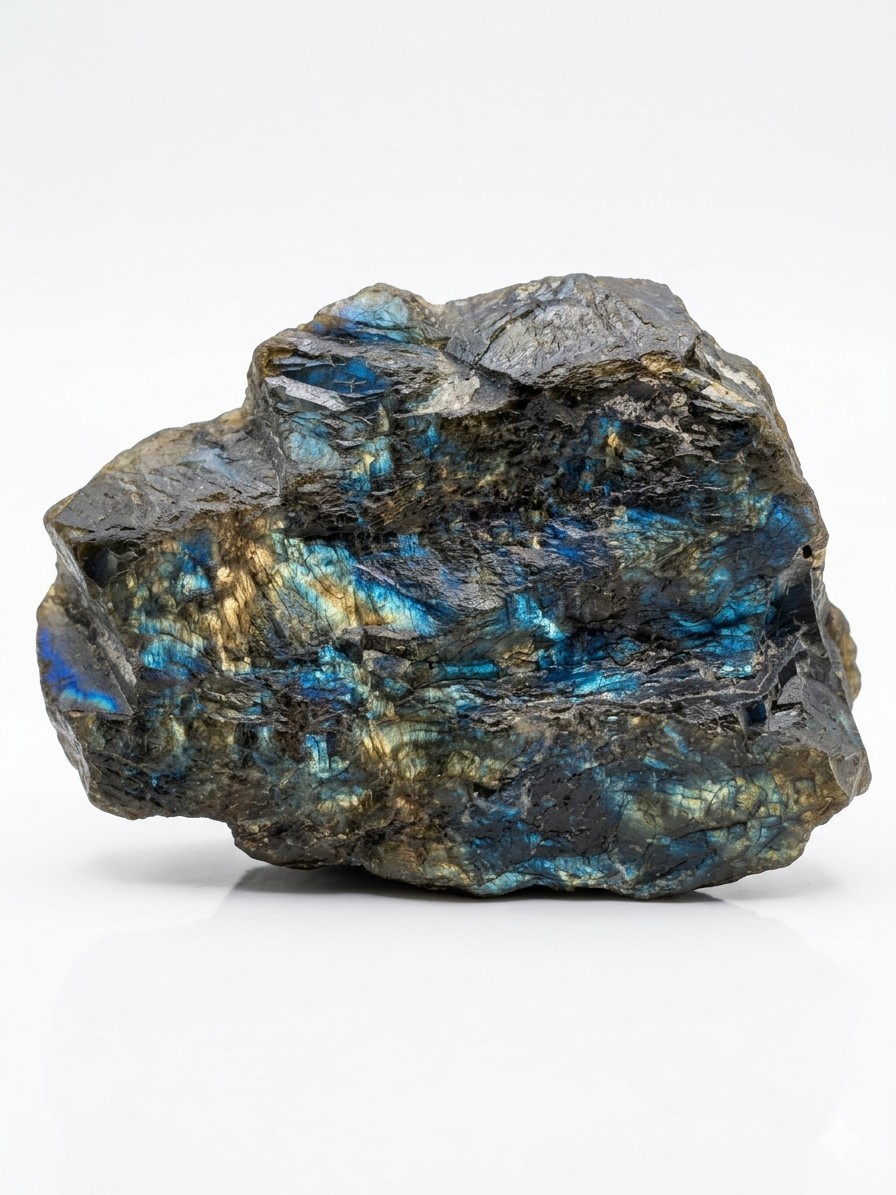 Iridescent Metallic Graphite Specimen - Natural South Carolina Coast Find