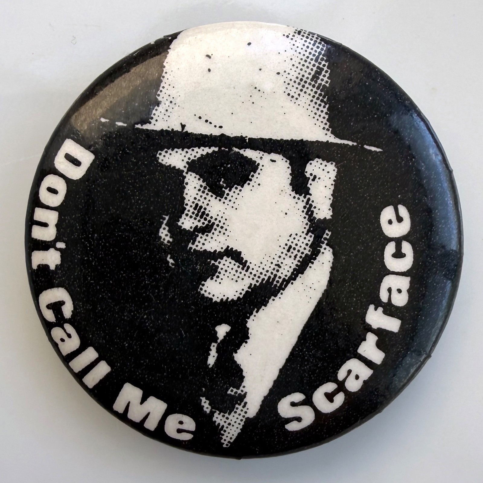 Vintage 1979 PRINCE BUSTER pin reggae badge Al Capone button Scarface ska pin NM