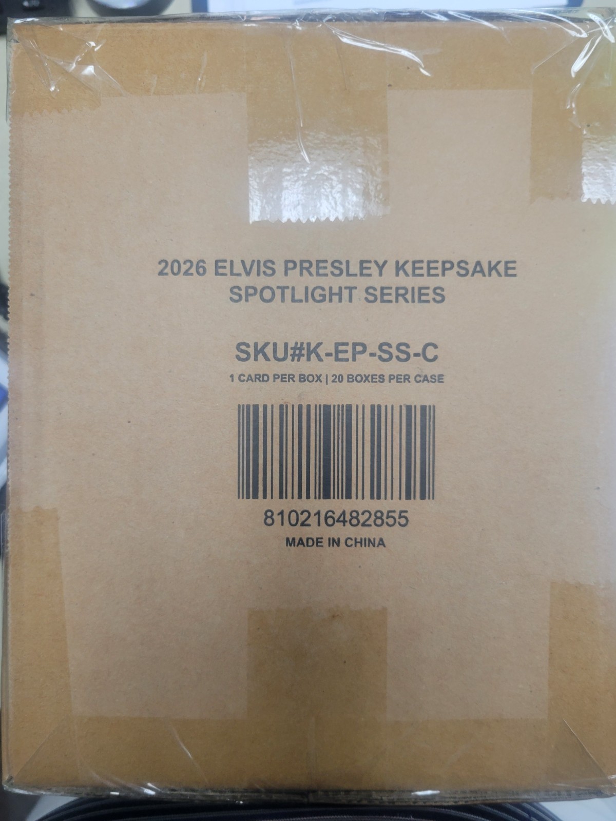 2026 Keepsake Elvis Presley Spotlight Series Hobby Case of 20 Boxes