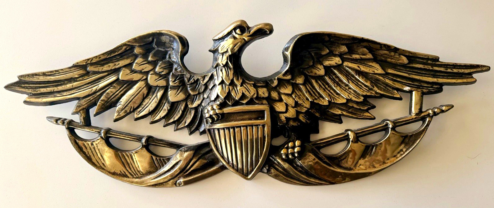 Vintage 27” American Bald Eagle Wall Plaque Patriotic Americana USA Decor Vintage 27” American Bald Eagle Wall Plaque Patriotic Americana USA Decor