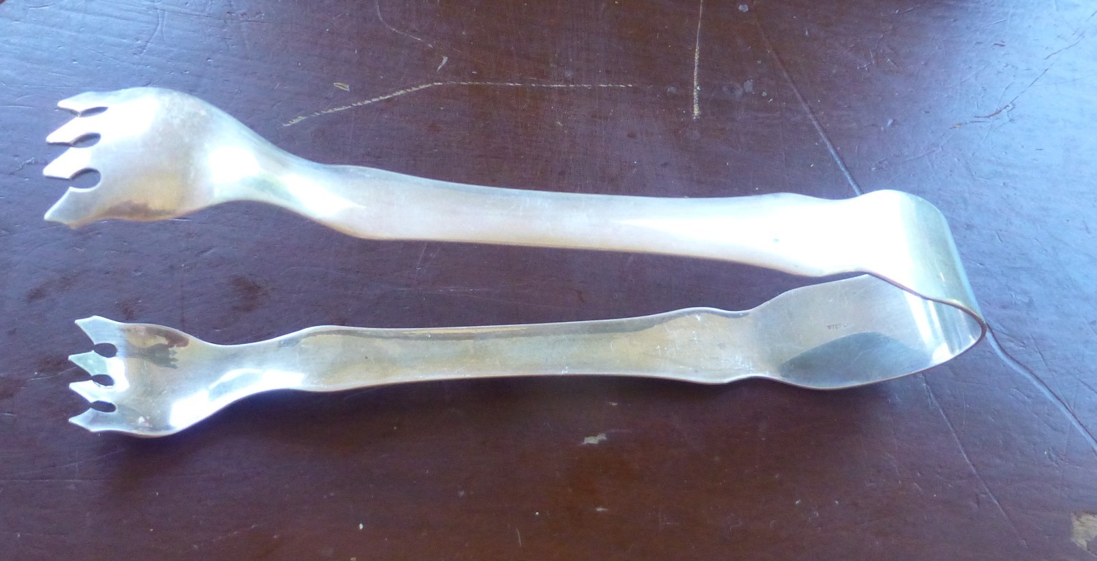 Tongs-Silverplate-Claw Feet-Unbranded-6½
