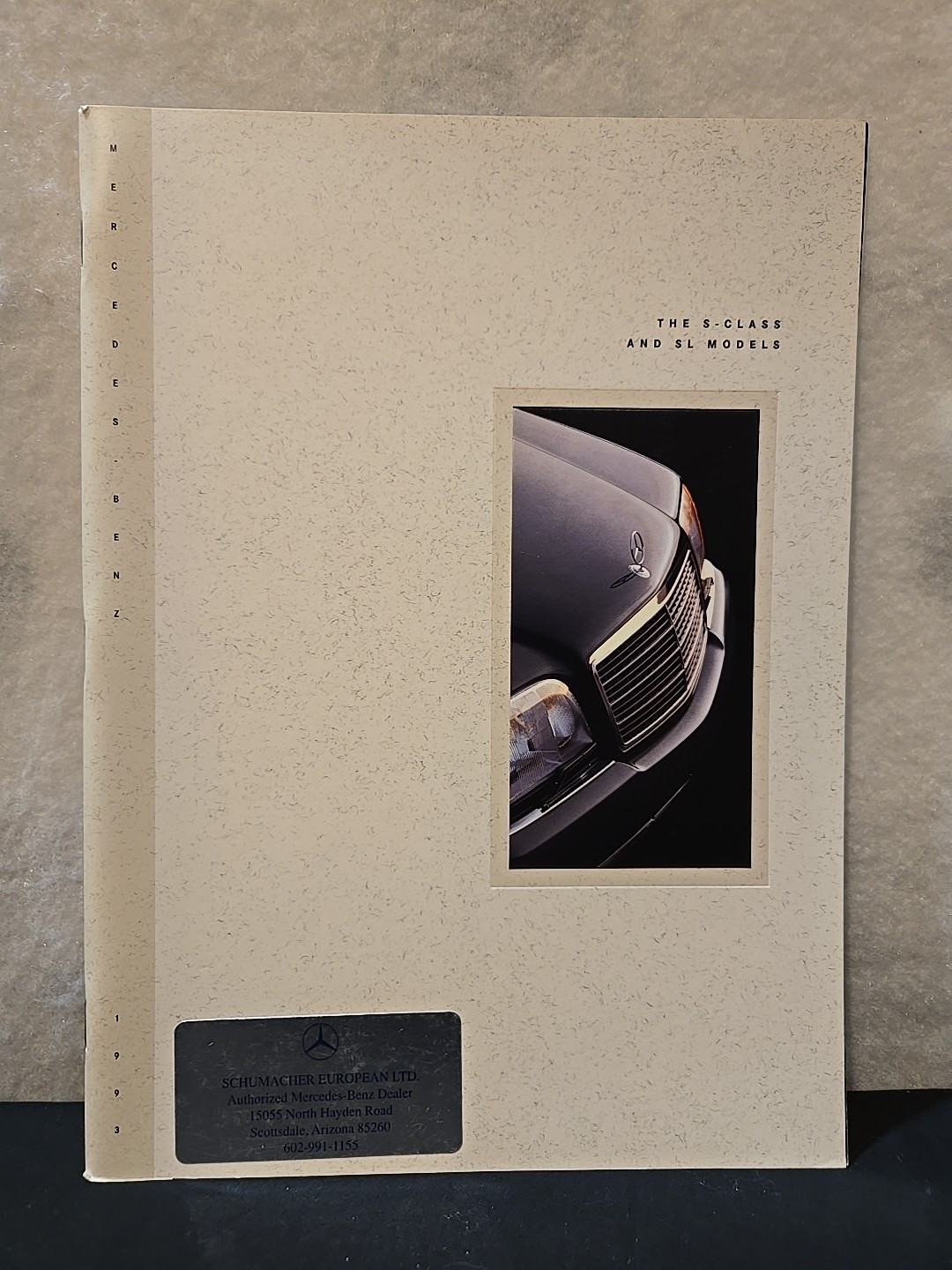 Original 1993 Mercedes Benz S & SL Class Deluxe Sales Brochure SD SE SEL 300 400 Original 1993 Mercedes Benz S & SL Class Deluxe Sales Brochure SD SE SEL 300 400