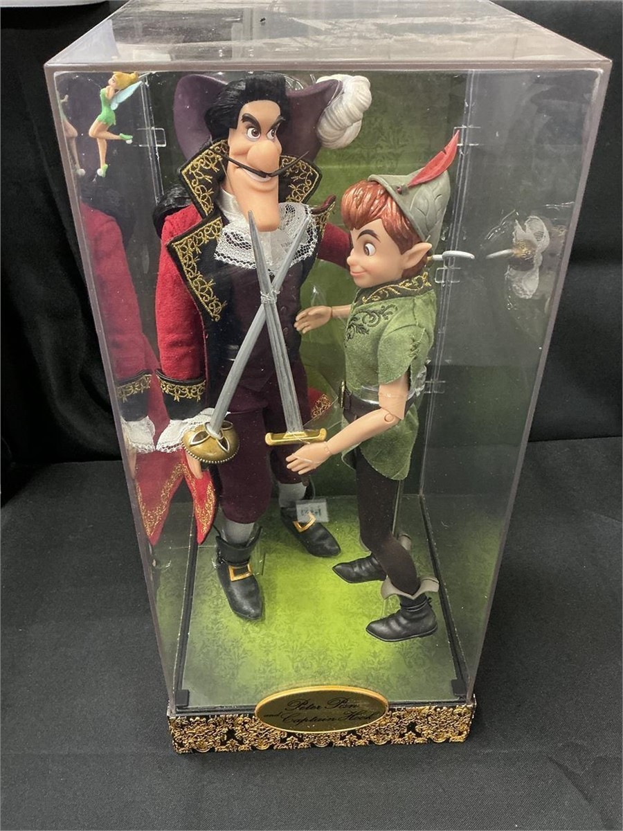 Disney Fairytale Designer Collection Heroes Villians Peter Pan Captain Hook NIB Disney Fairytale Designer Collection Heroes Villians Peter Pan Captain Hook NIB