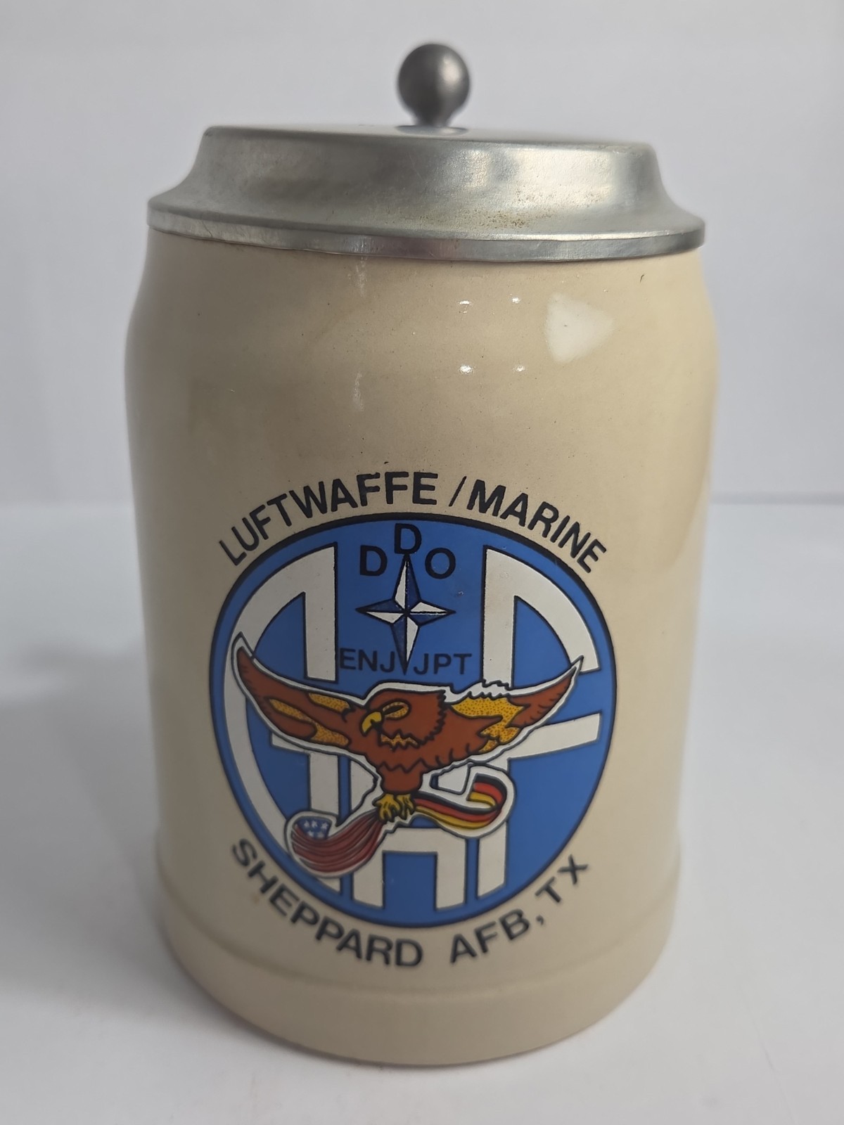 Beer Stein/Mug 0.5L Air Force USA American German GAF/DDO/ENJ JPT Stoneware