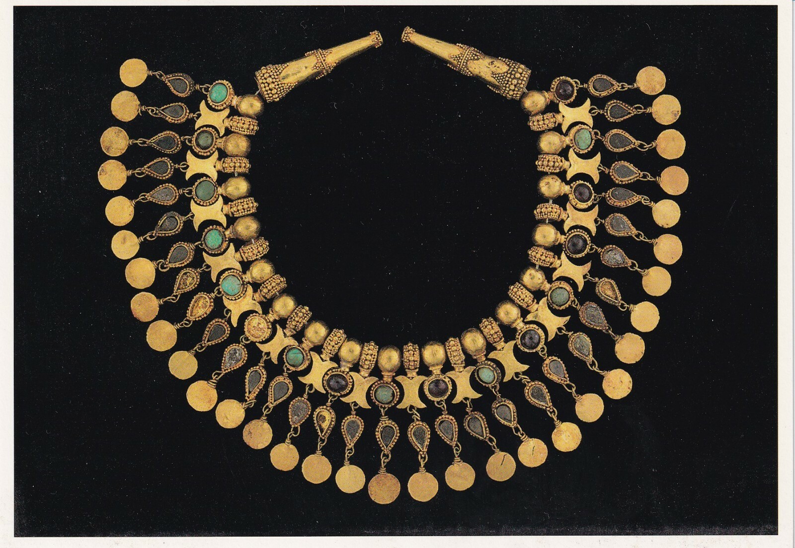 Ornament for the Neck of a Robe, Tillya Tepe, Tomb V --POSTCARD