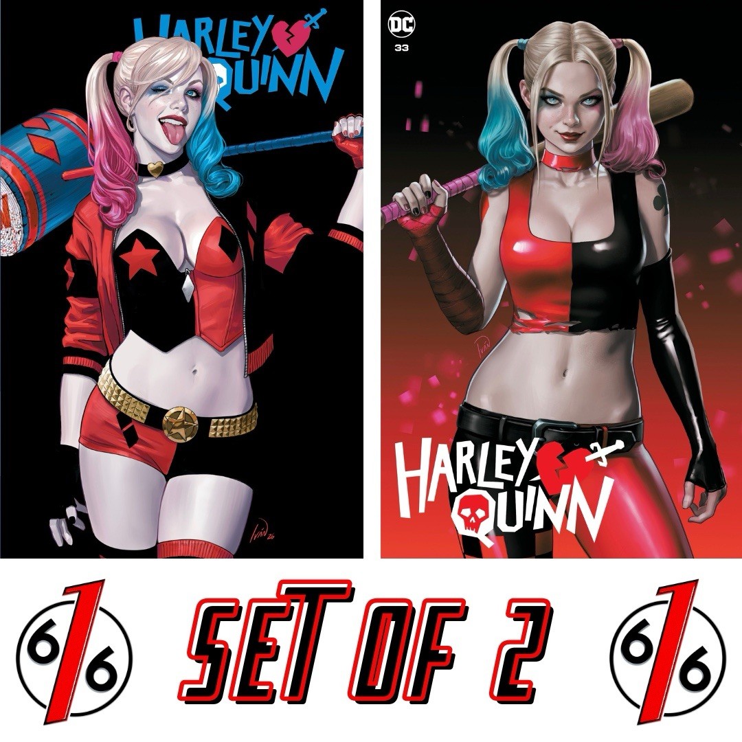 🔥 HARLEY QUINN #33 & 66 IVAN TALAVERA 616 COMICS Variant Set LTD 3000