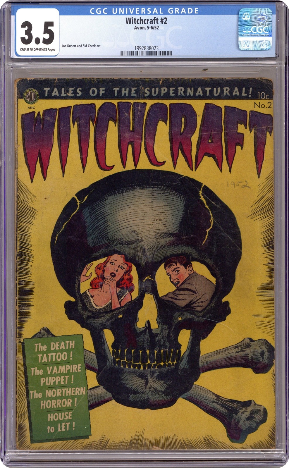 Witchcraft #2 CGC 3.5 1952 1992838023