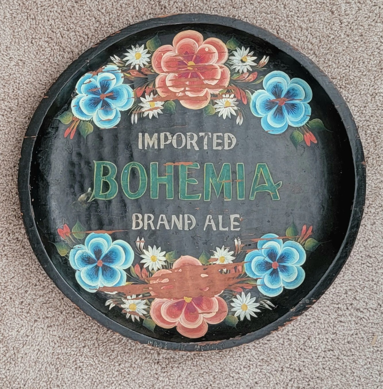 Vintage BOHEMIA Ale Mexican Batea 17