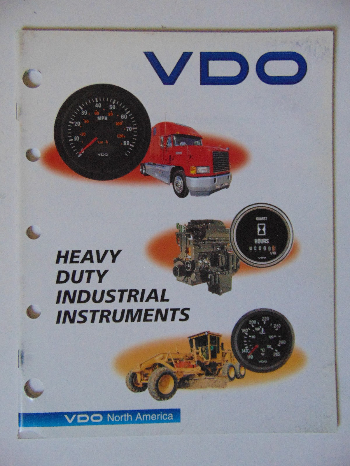 Vintage Original 1997 VDO Heavy Duty Industrial Instruments Catalog
