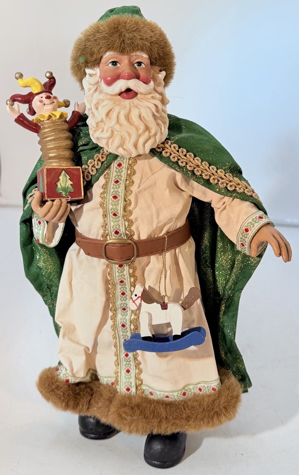 Possible Dreams® Clothtique™ Holiday Treasures - Santa Figurine Vintage Retired
