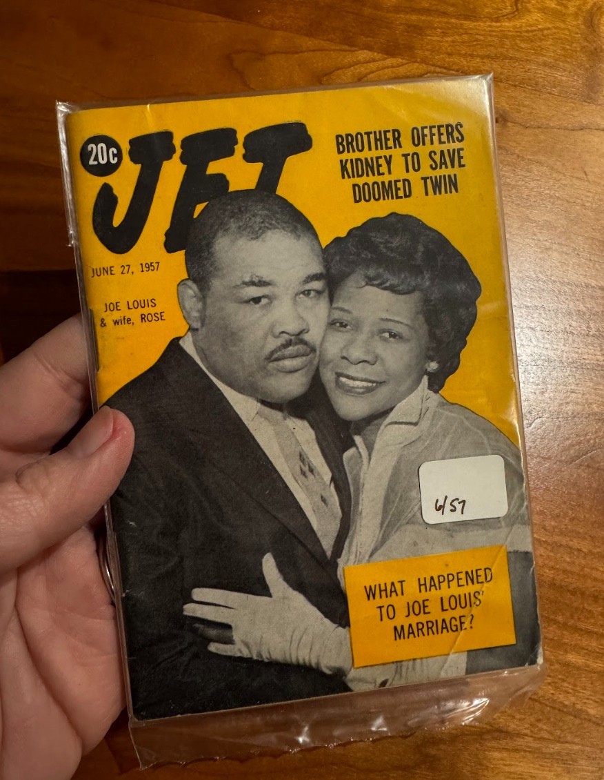 FREE SHIP RARE Jet Magazine June 27, 1957 Joe Louis & Wife Rose