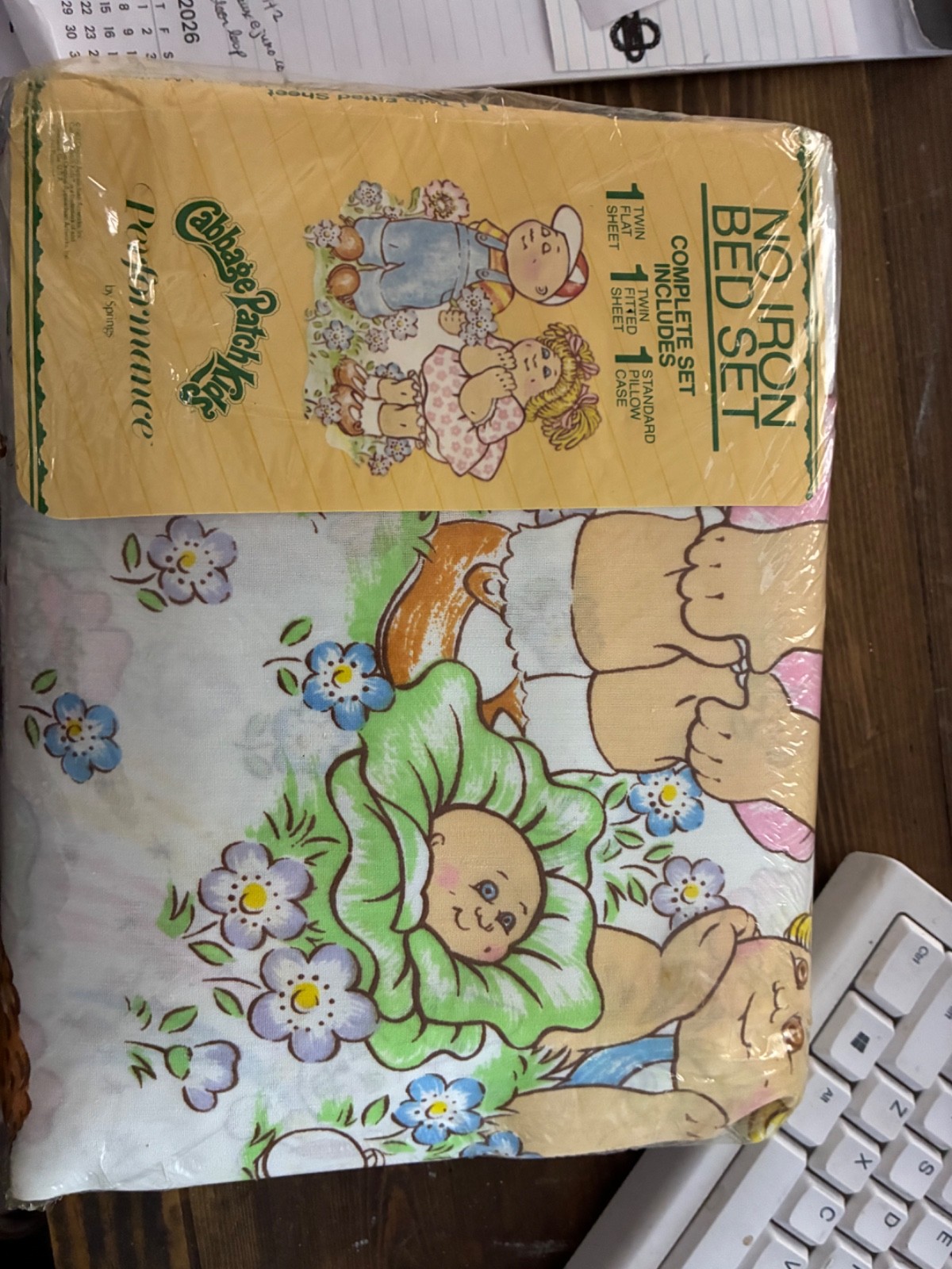 Cabbage Patch twin Sheet Set vintage new