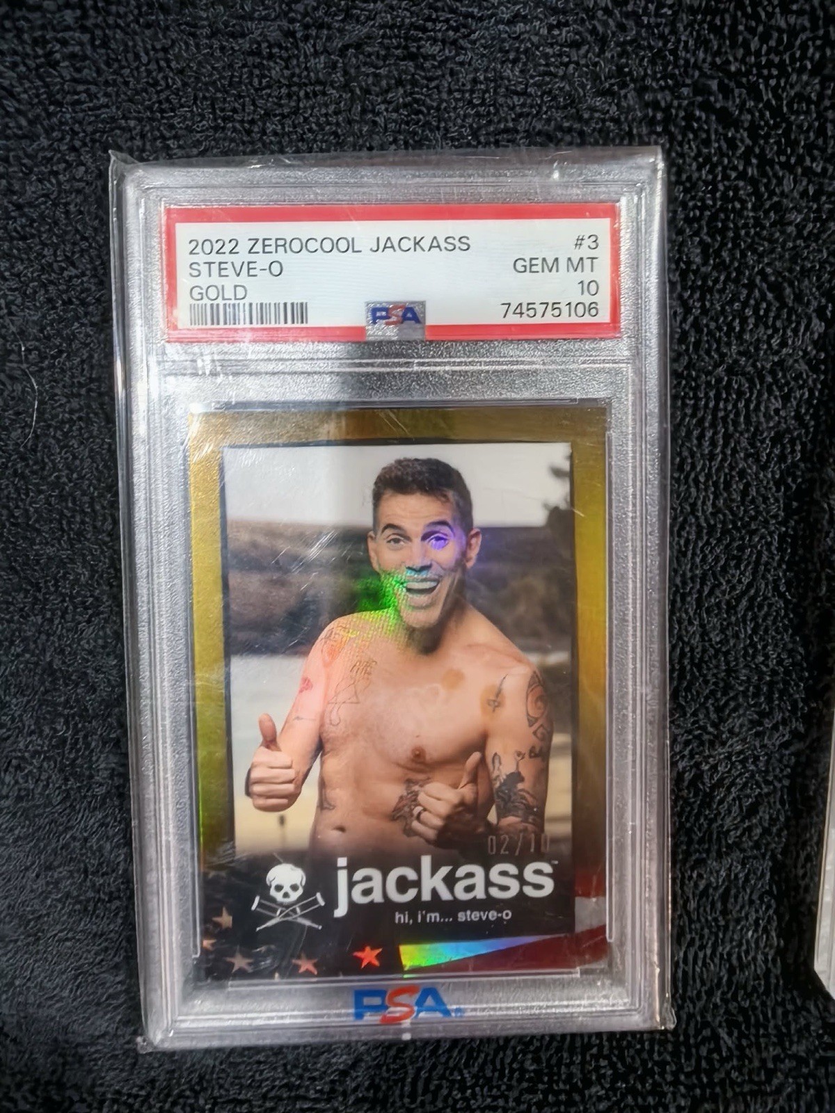 2022 Steve-O Zero Cool Gold /10 PSA 10 Gem