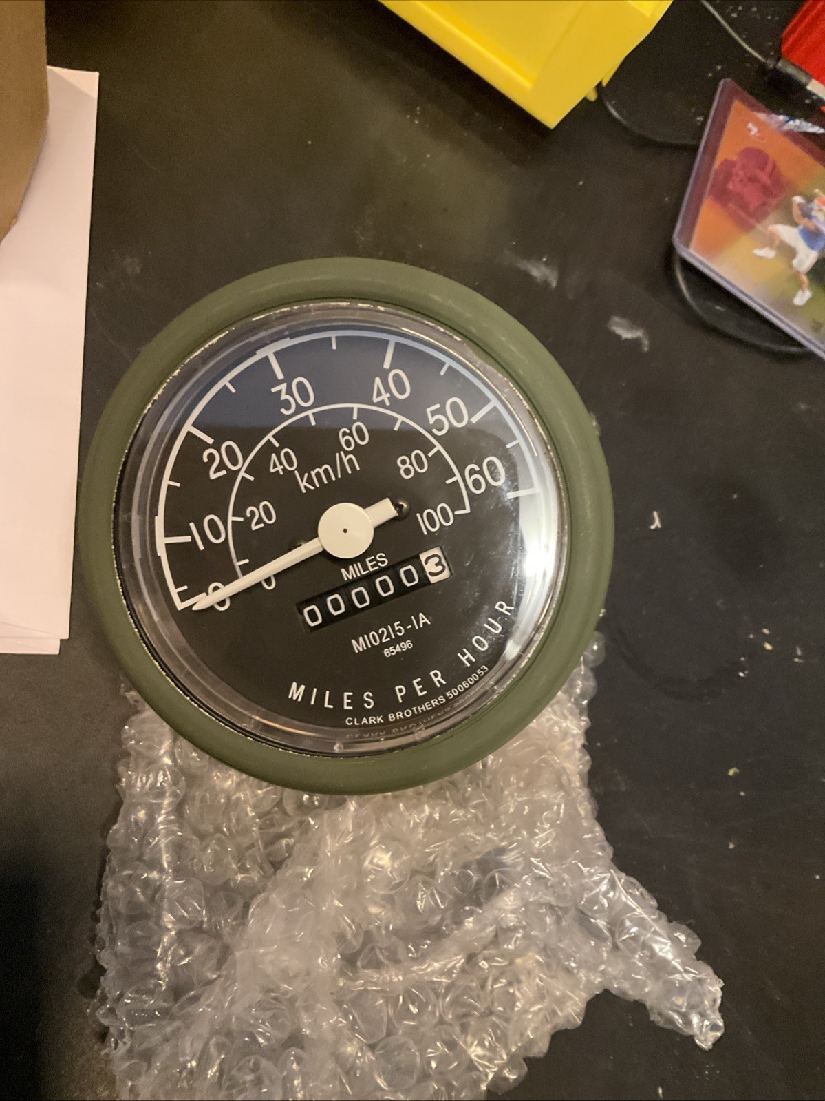 HUMVEE M998 M35 M939 SPEEDOMETER 0-60MPH MS39021-2 , 6680-00-933-3599 HUMVEE M998 M35 M939 SPEEDOMETER 0-60MPH MS39021-2 , 6680-00-933-3599
