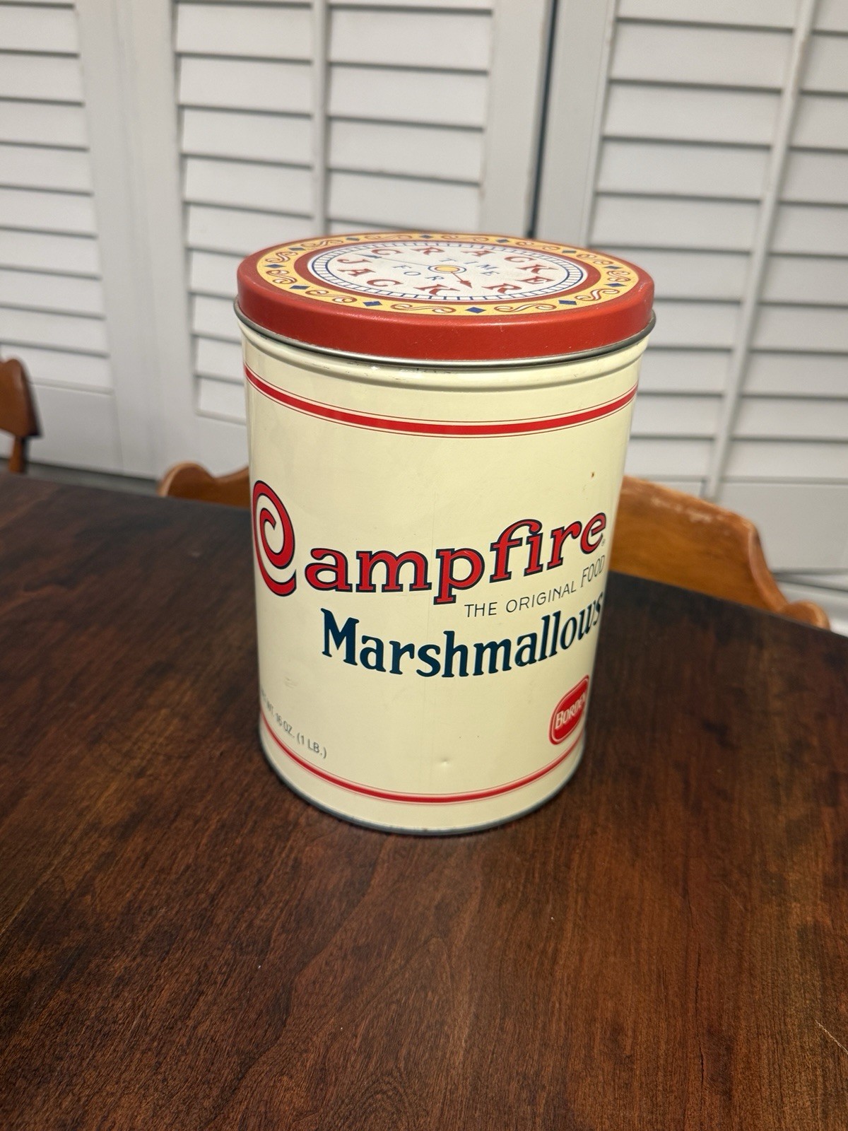 Vintage 1920’s Campfire Marshmallow Tin Replica
