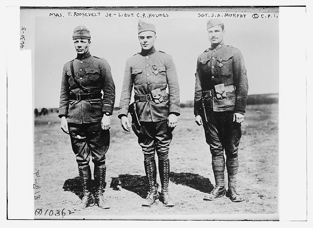 Bois l'Eveque France 1918 Theodore Roosevelt Jr Croix de Guerre Award Military