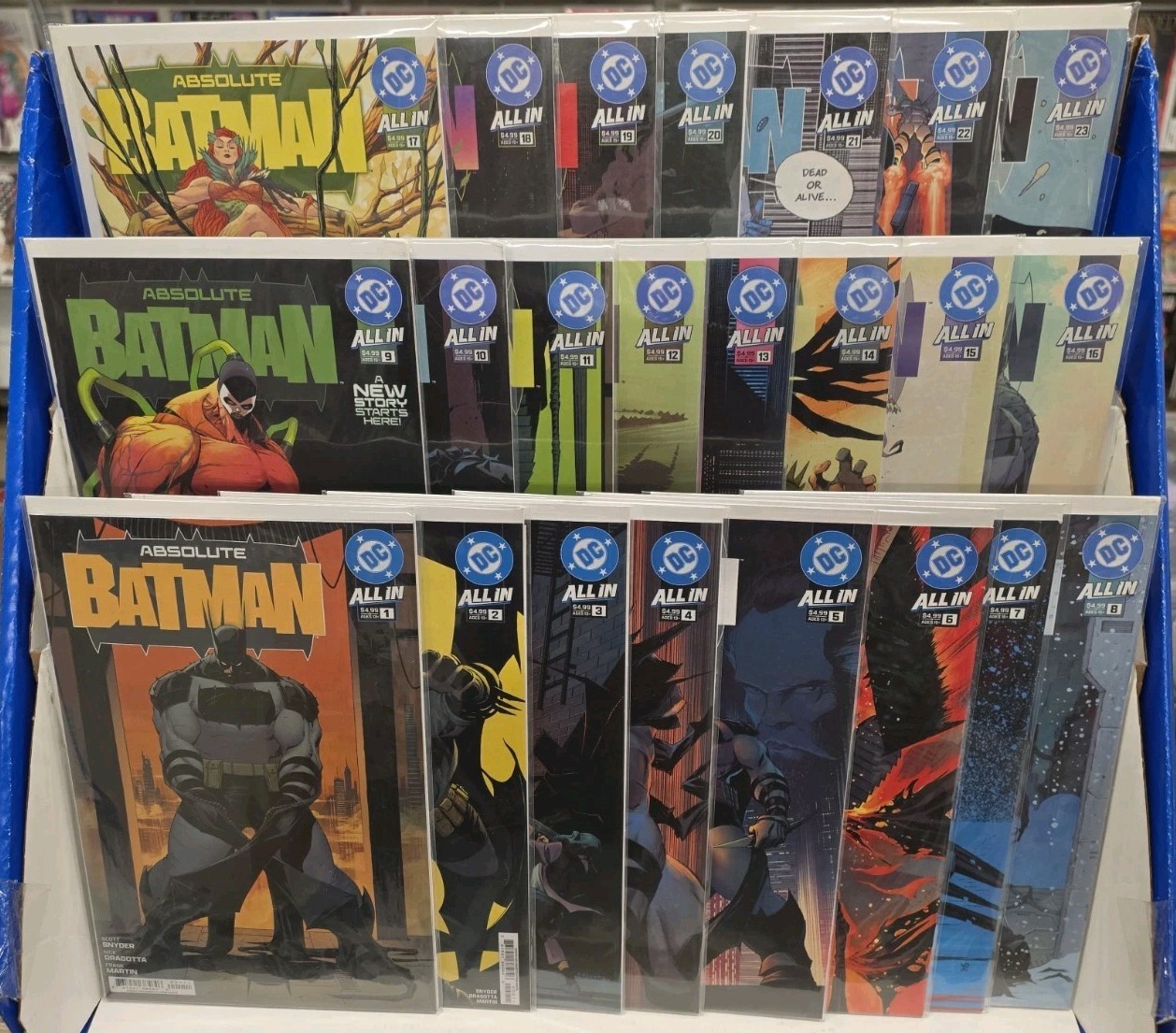 ABSOLUTE BATMAN 1-23 + ARK M + EVIL + ALL IN (DC) COVER A/ ALL 1st PRINTS/ NM-/+