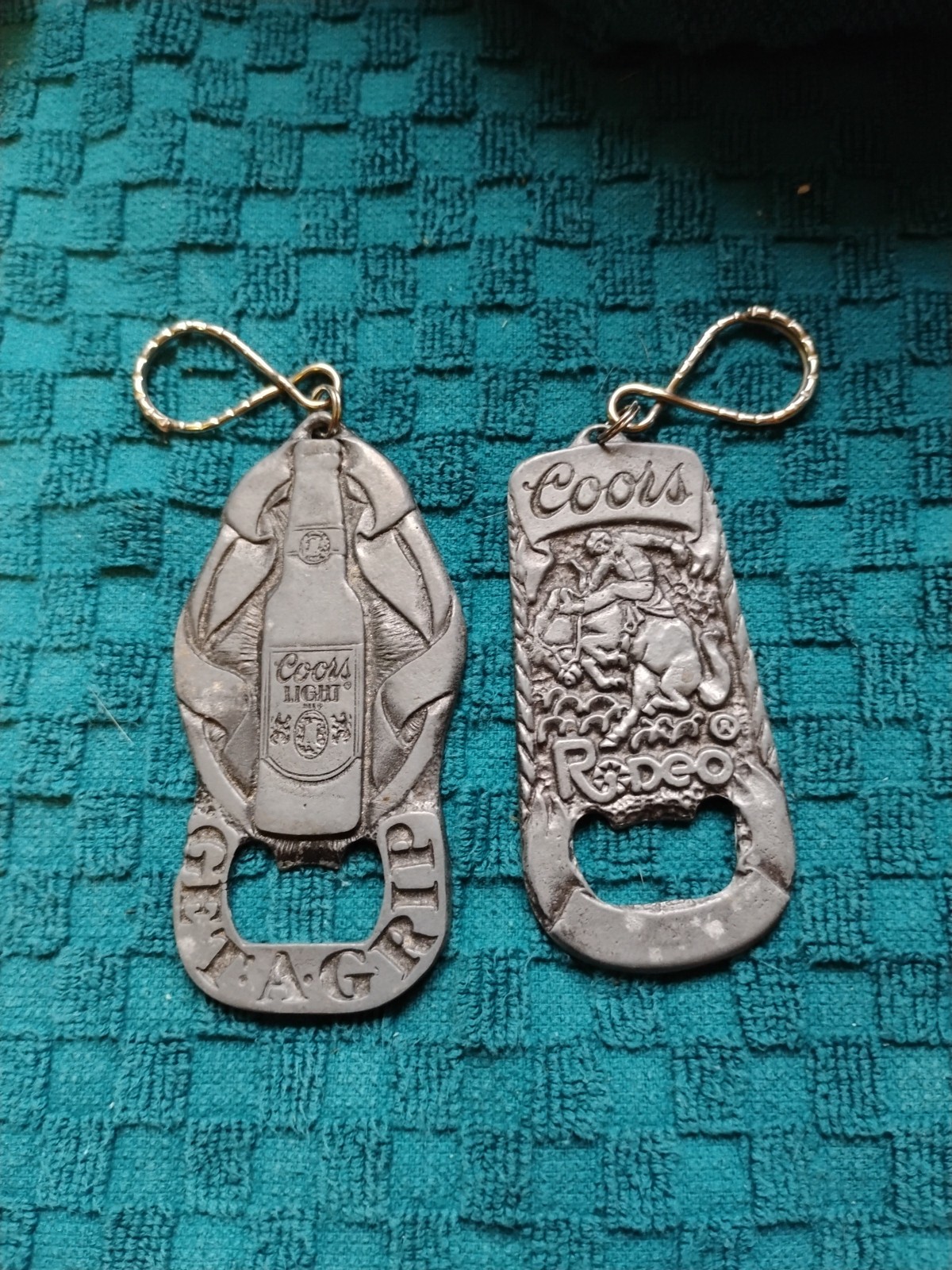 Coors beer bottle openers Get A Grip And Rodeo
